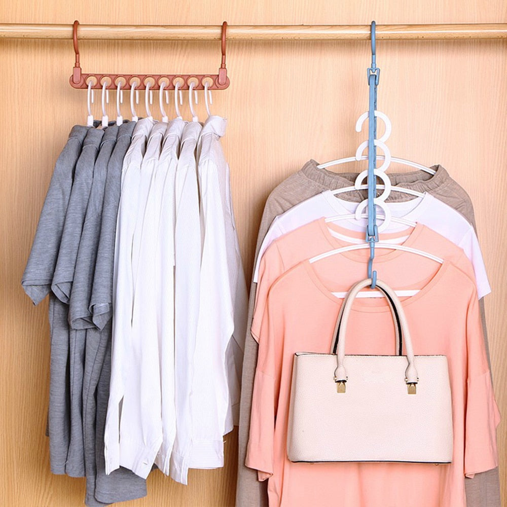 Space Saving Clothes Hanger | 360° Rotating Closet Organizer (Pack of 3)