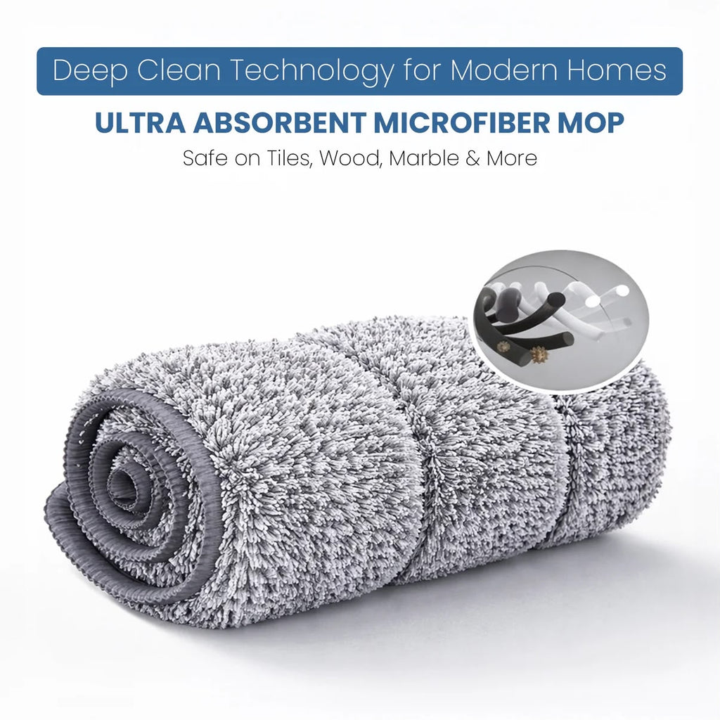 SmartClean Pro Flat Mop & Bucket Set
