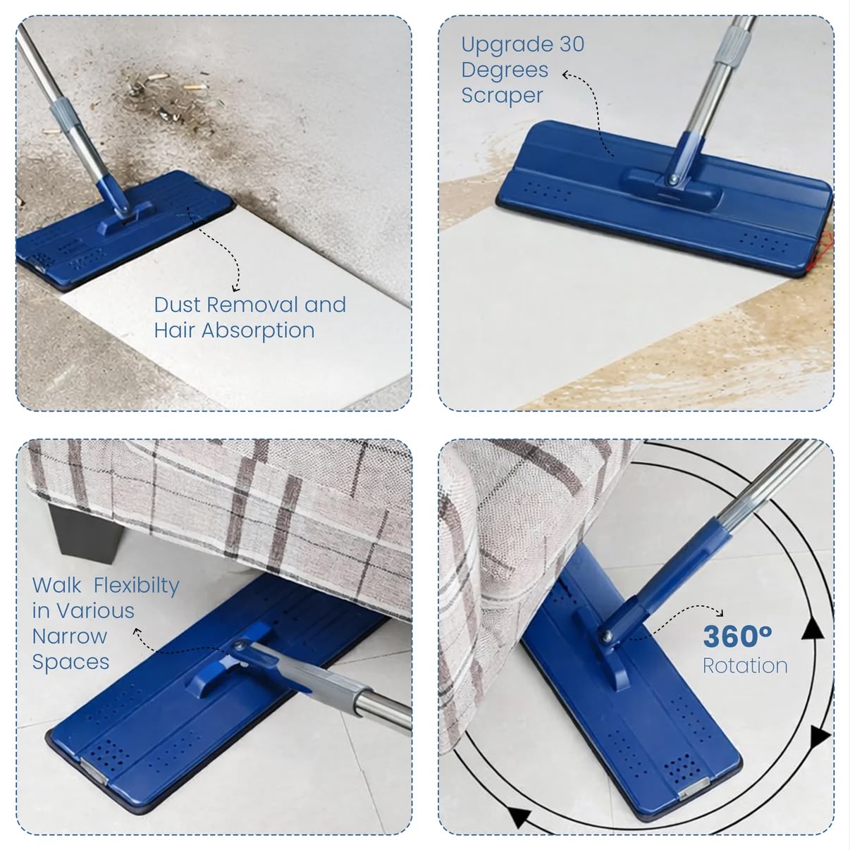 SmartClean Pro Flat Mop & Bucket Set